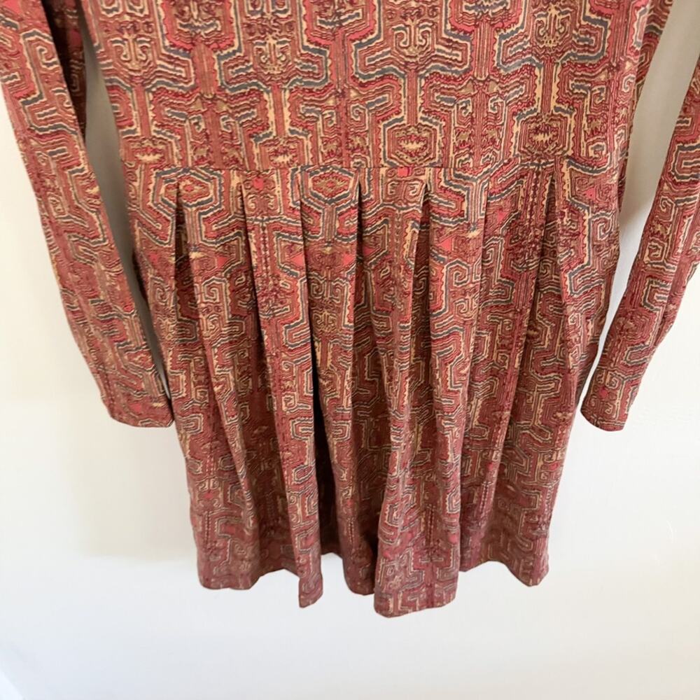 Peruvian Connection Fit And Flare Patterned Dress… - image 3